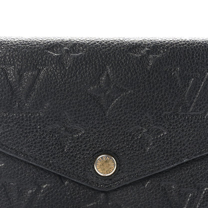 Louis Vuitton Empreinte Compact Curieuse Wallet Black 7 of 9