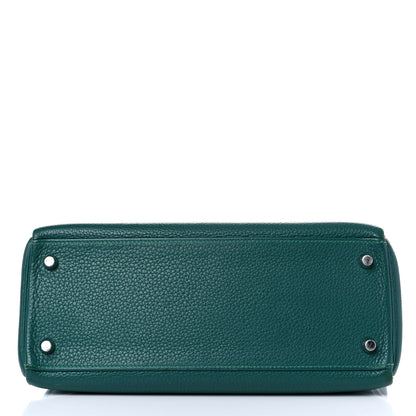 Hermes Taurillon Clemence Kelly Retourne 28 Malachite 6 of 45