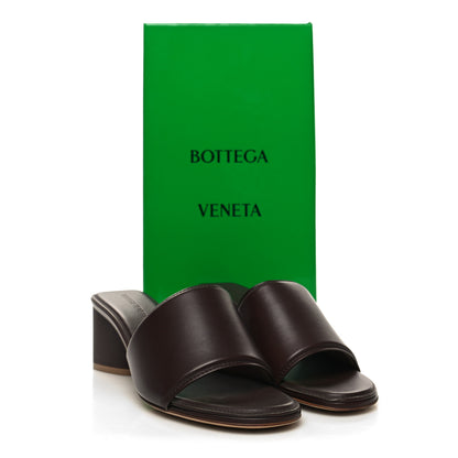 Bottega Veneta Vienna Calfskin The Band Mule Sandals 36.5 Bitter Chocolate 8 of 8