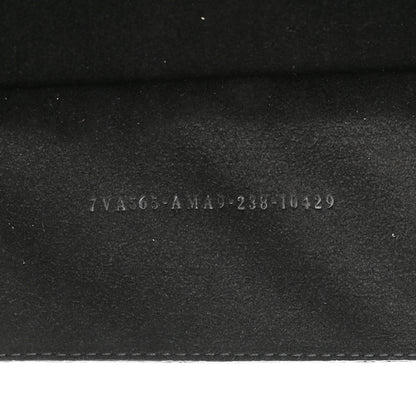 Fendi Fabric Jacquard Reactive Jean Denim Vitello Cover FF Baguette Soft Trunk Blue Black 7 of 11