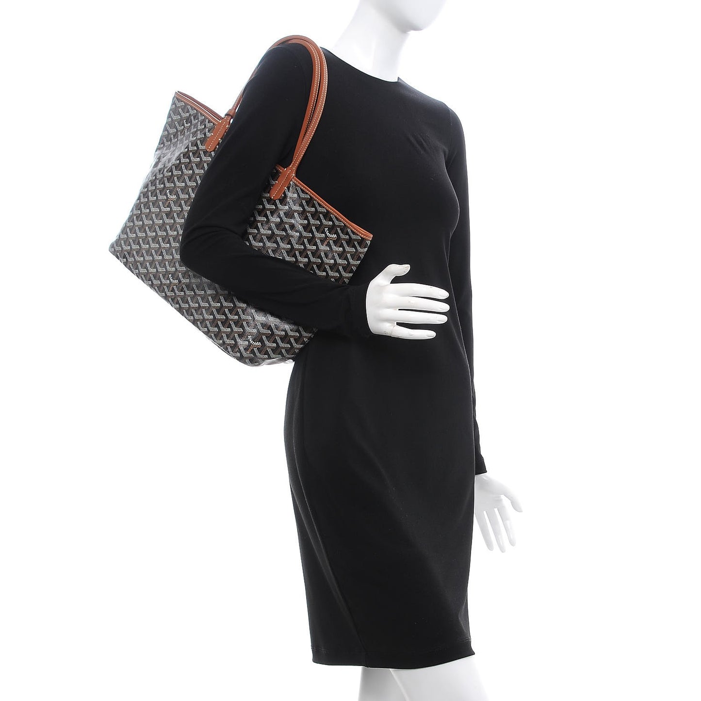 Goyardine Saint Louis PM Black Gold