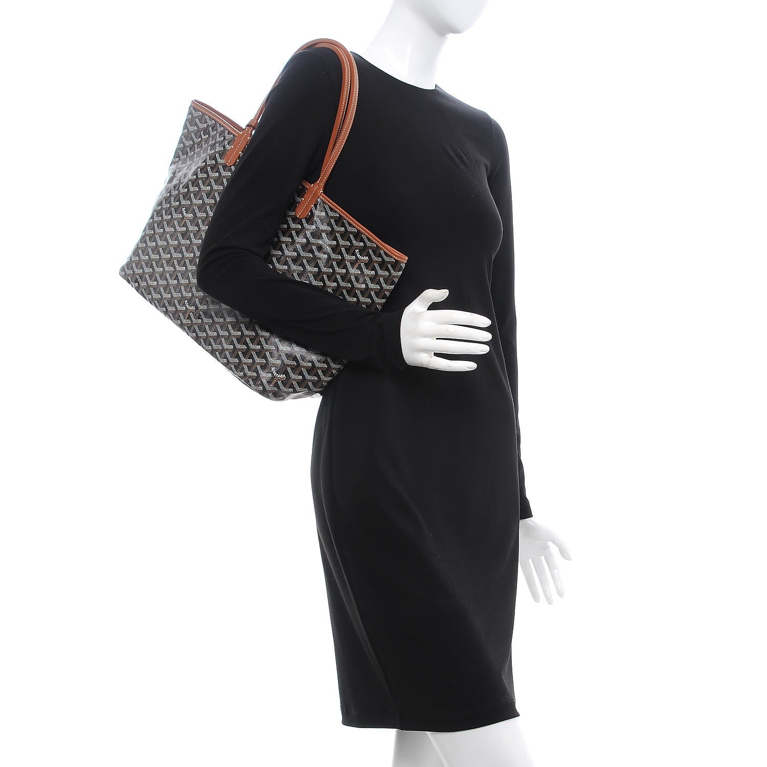 Goyard Goyardine Saint Louis PM Black Gold 2 of 10