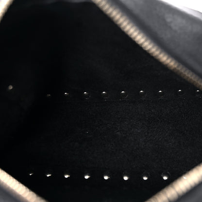 Valentino Garavani Pebbled Calfskin Rockstud Camera Crossbody Bag Black 6 of 8