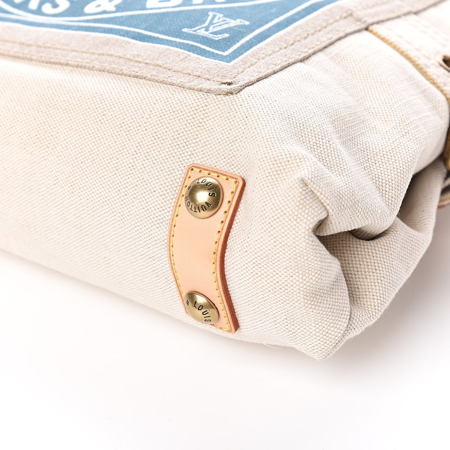 Toile Globe Shopper Cabas MM Blue