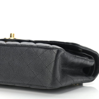 Chanel Caviar Quilted Medium Double Flap Black 10 of 10