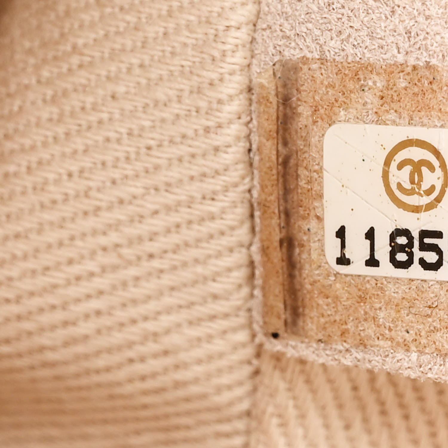 Chanel Lambskin Quilted Jumbo Icons Secret Label Flap Beige 7 of 14