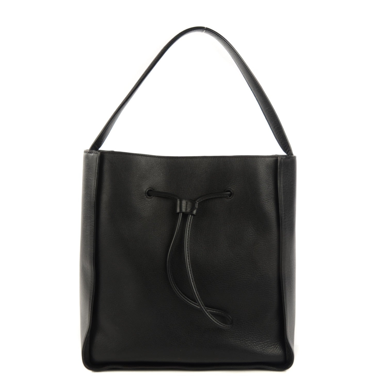 3.1 Phillip Lim 3.1 Smooth Calfskin Large Soleil Bucket Bag Black 1 of 14