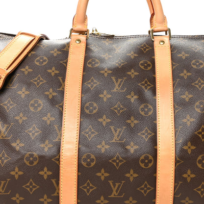 Louis Vuitton Monogram Keepall Bandouliere 55 7 of 12
