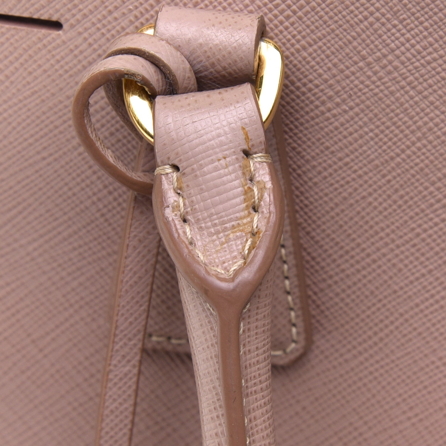 Prada Saffiano Small Galleria Double Zip Tote Cammeo 12 of 13