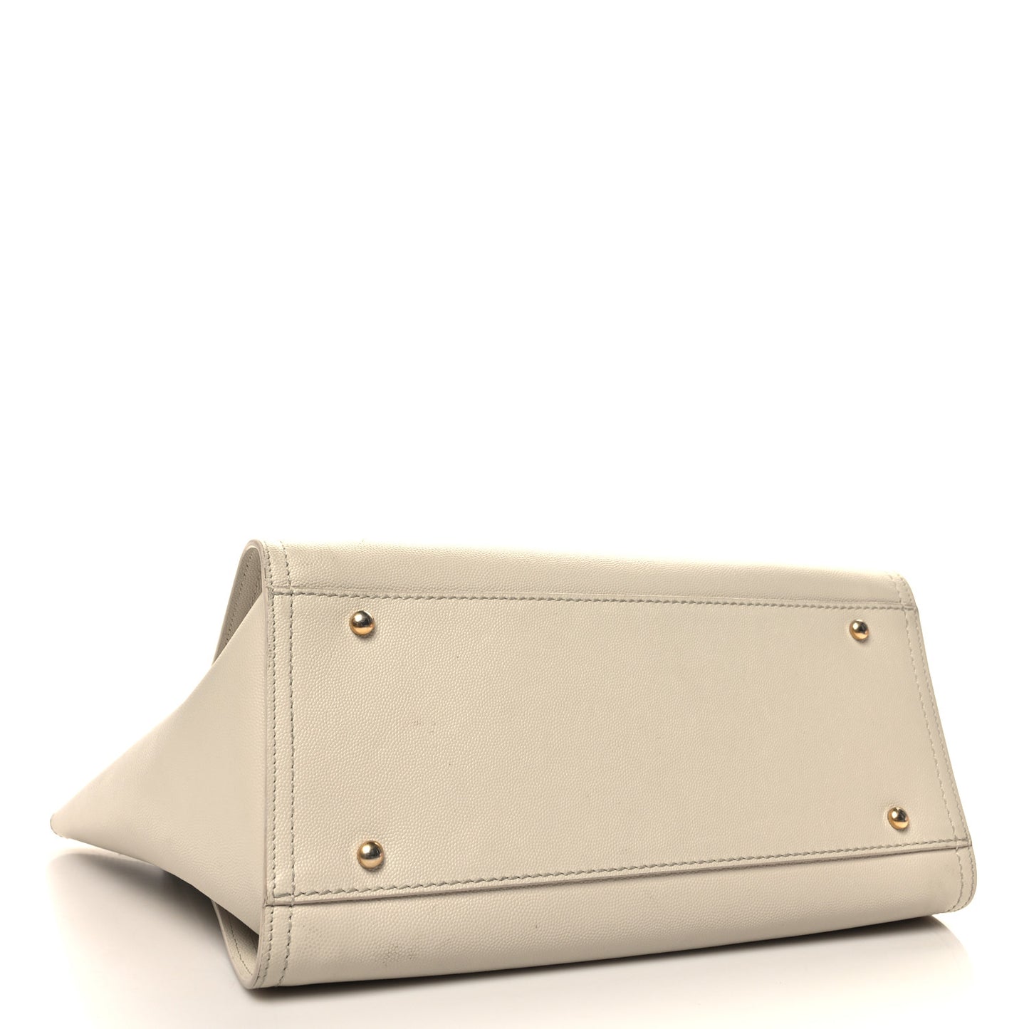 Caviar Small Studded Deauville Tote Ivory