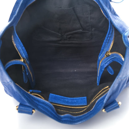 Balenciaga Agneau Giant 12 Gold Hardware City Bleu Lazuli 4 of 10