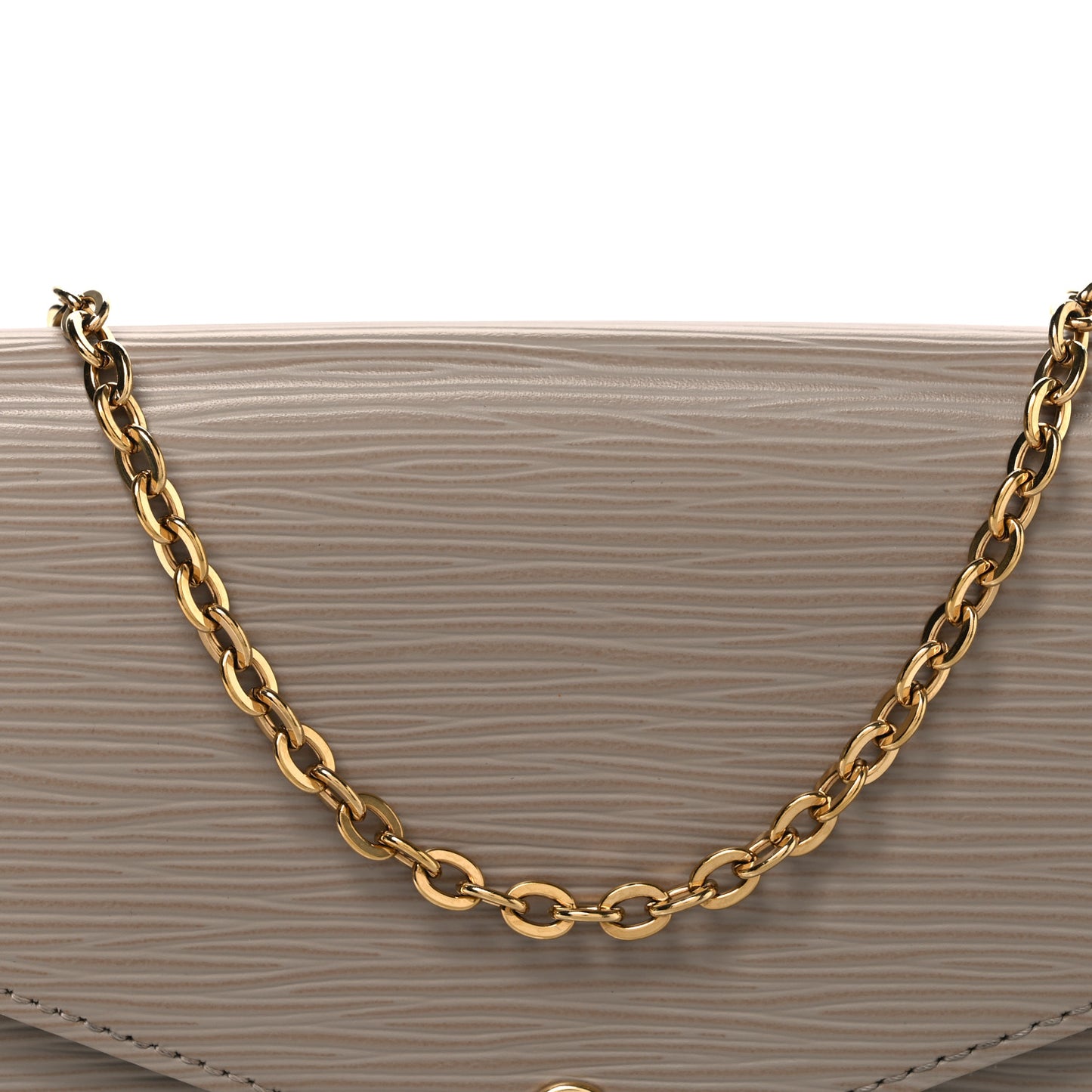 Epi Felicie Pochette Chain Wallet Galet