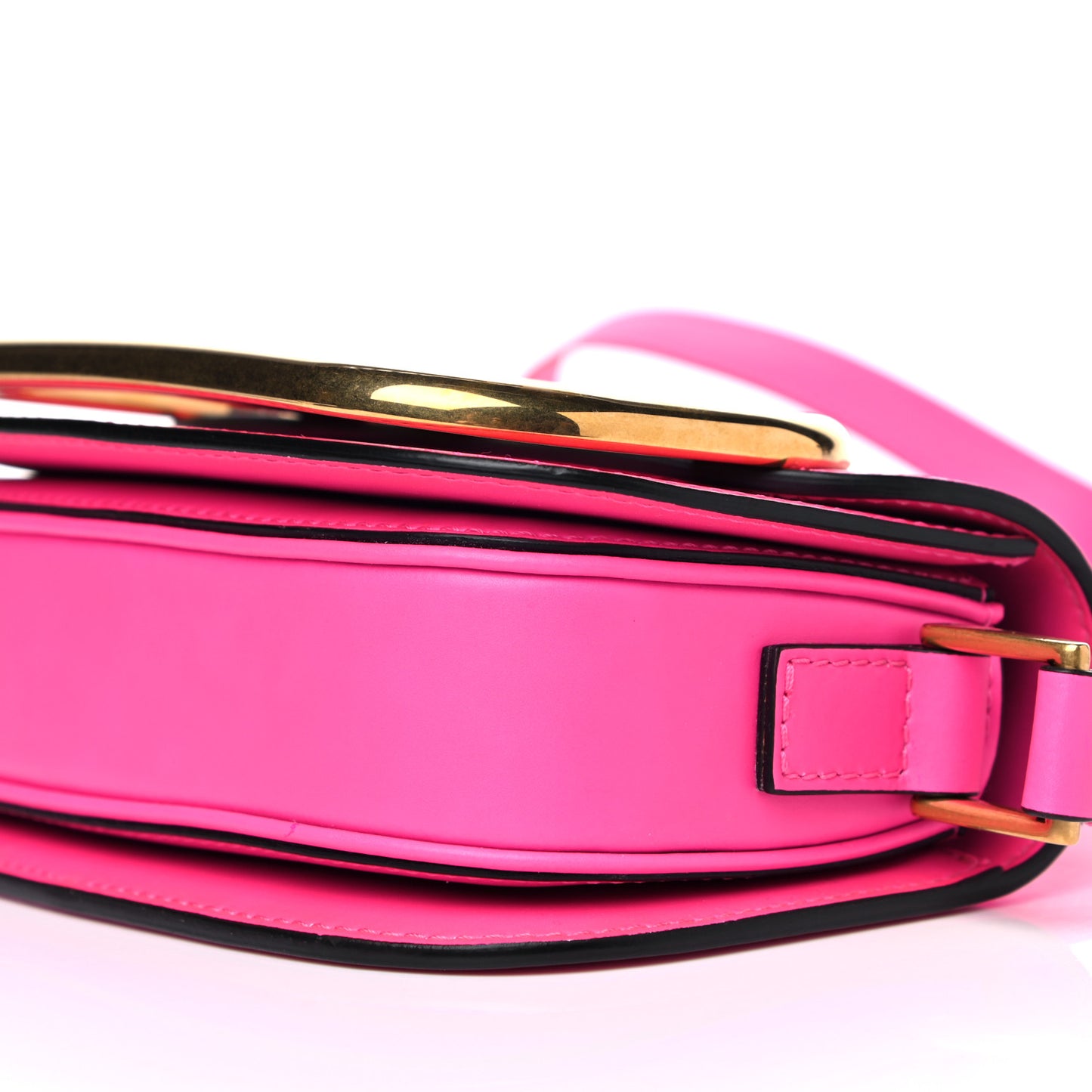 Calfskin Small Supervee Crossbody Bag Azalea