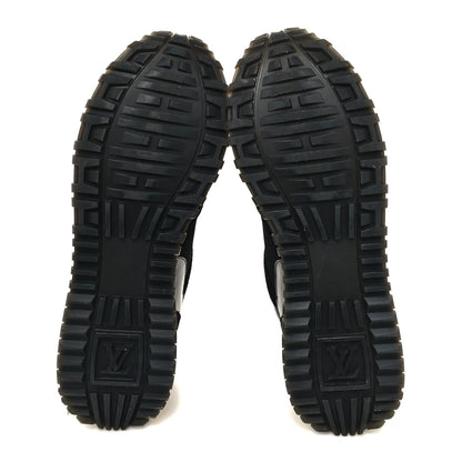 Louis Vuitton Suede Monogram Run Away Sneakers 39 Black 5 of 7