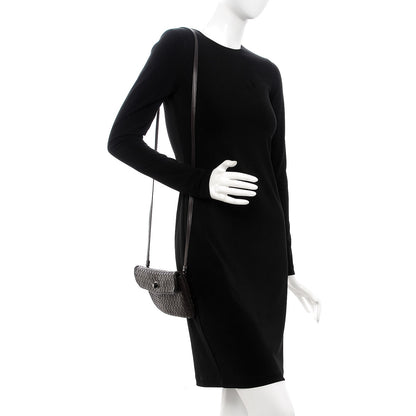Bottega Veneta Nappa Intrecciato Flap Crossbody Ebano 2 of 7