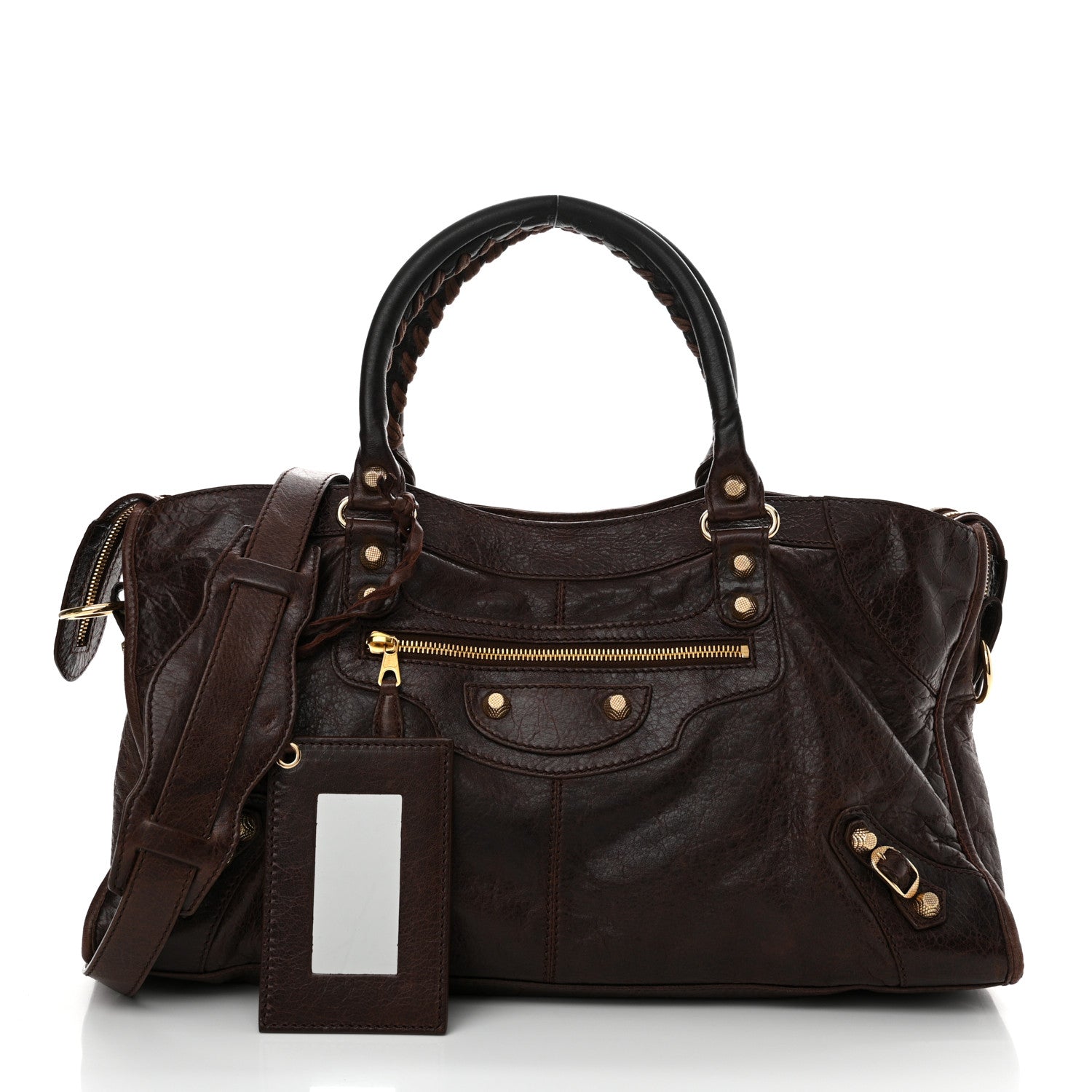 Balenciaga Agneau Giant 12 Gold Hardware Part Time Cigare Fonce 3 of 11