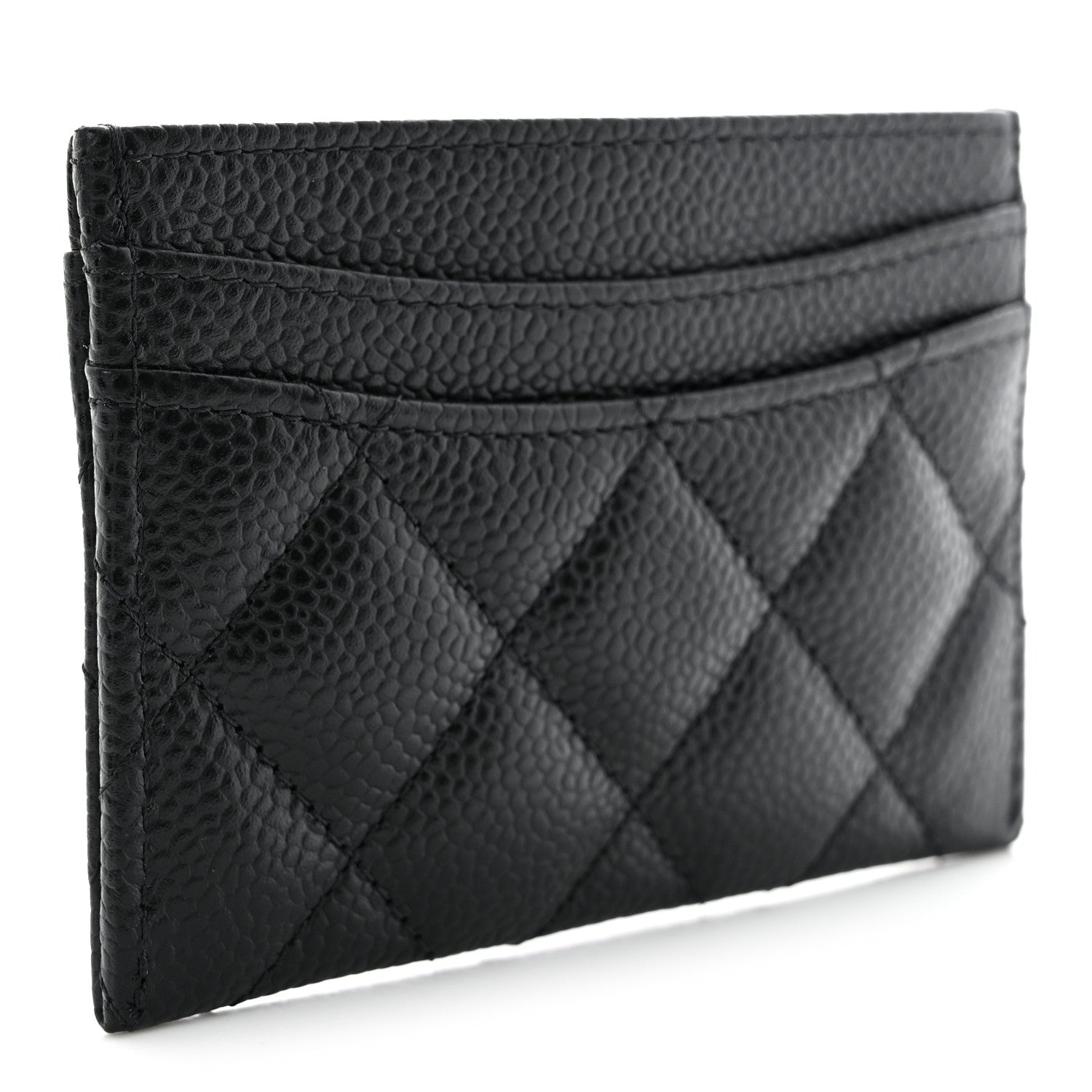 Chanel Caviar Quilted Card Holder Black 3 of 9