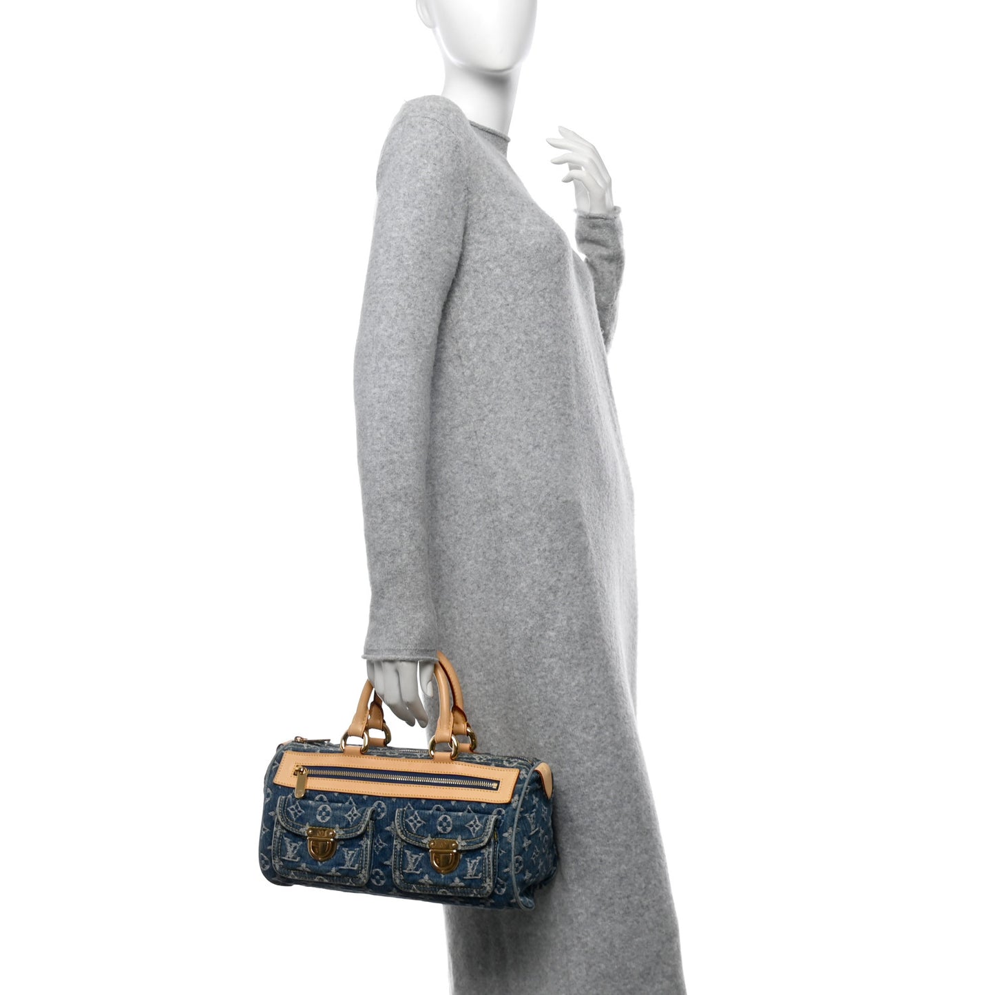 Monogram Denim Neo Speedy Blue