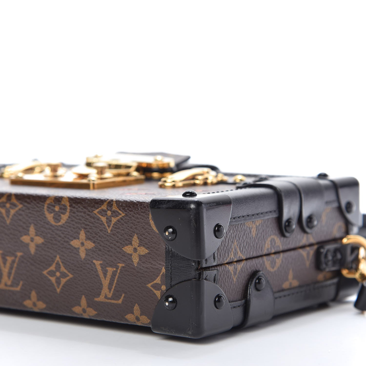 Louis Vuitton Monogram Petite Malle Black 7 of 9