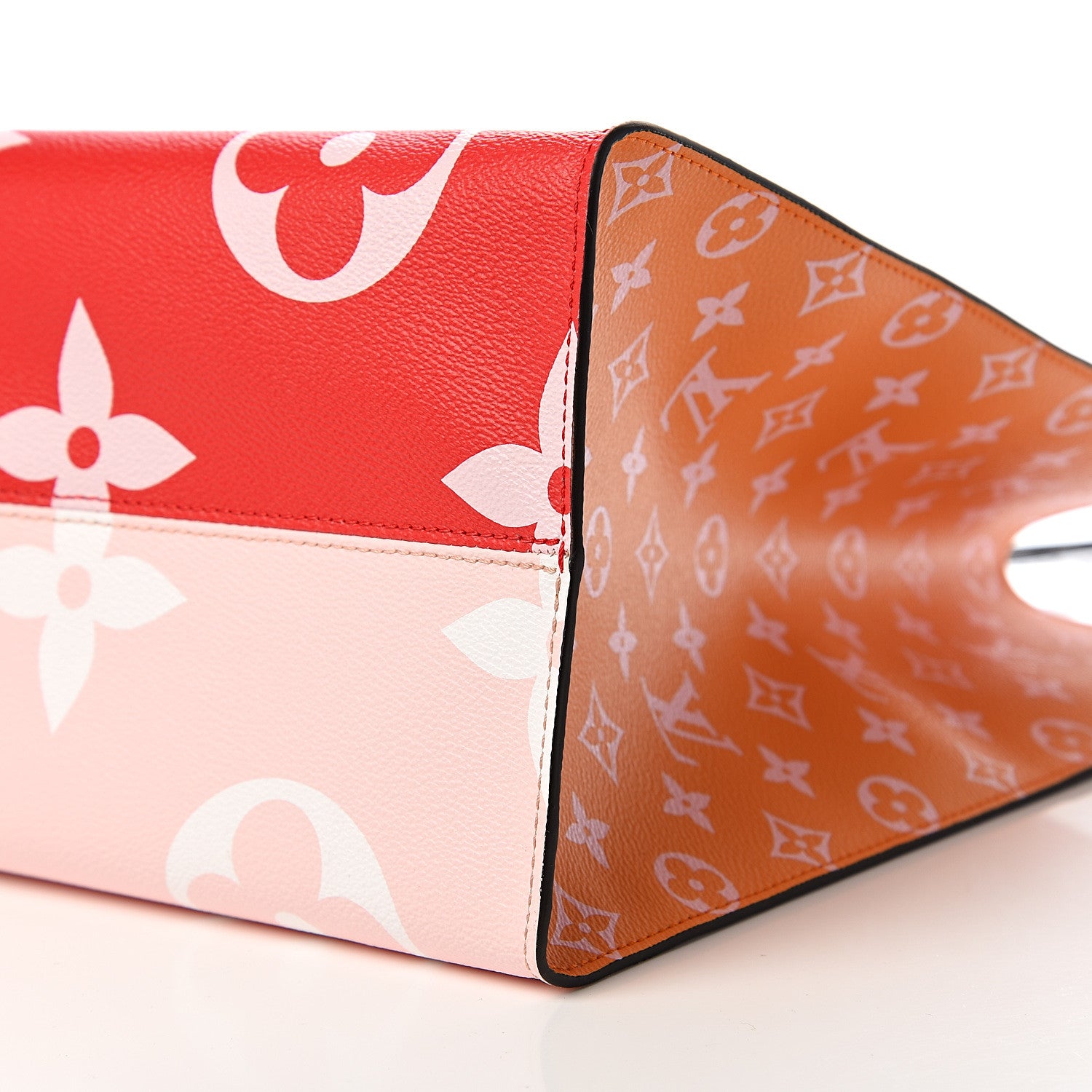Louis Vuitton Monogram Giant Onthego GM Rouge Rose 8 of 9