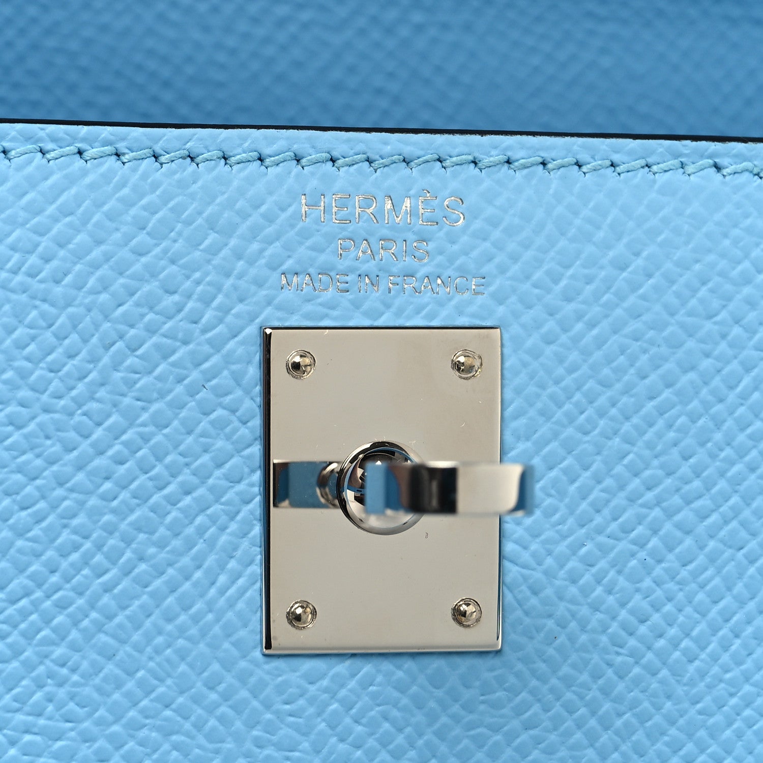Hermes Epsom Kelly Sellier 25 Celeste 6 of 10