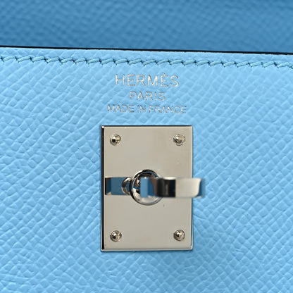 Hermes Epsom Kelly Sellier 25 Celeste 6 of 10