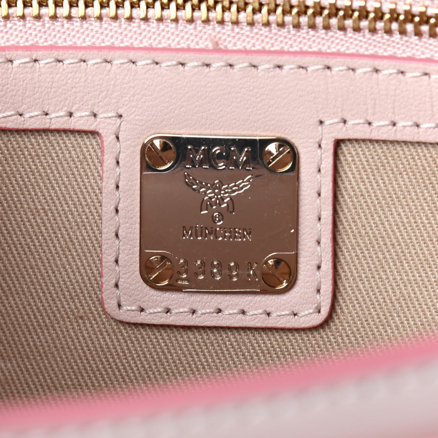 Visetos Large Patricia Wallet On Chain Soft Pink
