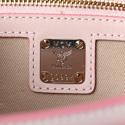 MCM Visetos Large Patricia Wallet On Chain Soft Pink 6 of 8