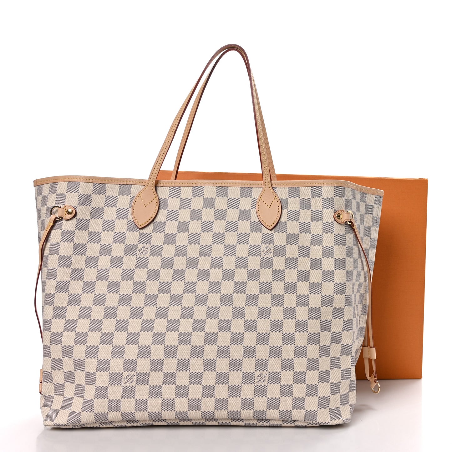 Damier Azur Neo Neverfull GM Rose Ballerine