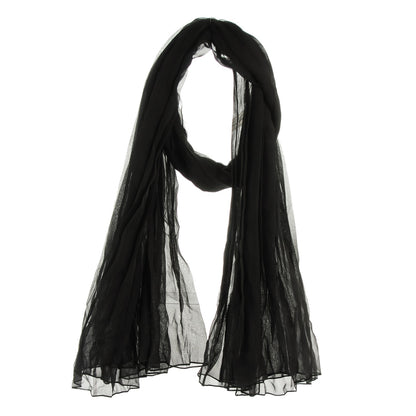 Chanel Silk CC Scarf Black 1 of 7