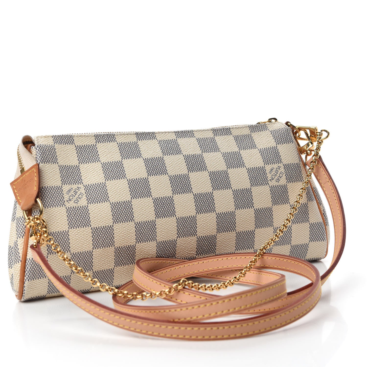 Louis Vuitton Damier Azur Eva Clutch 3 of 11