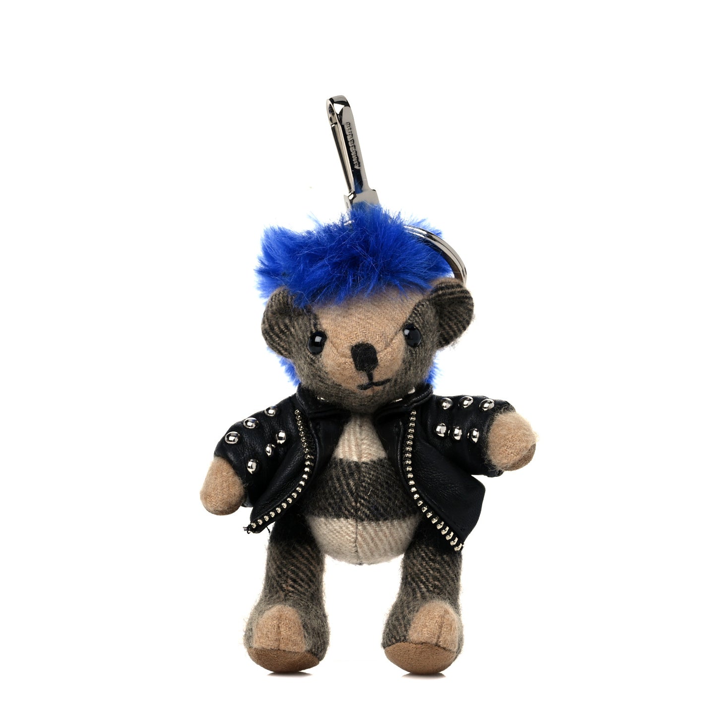 Cashmere Thomas Punk Teddy Bear Keychain Charm Camel