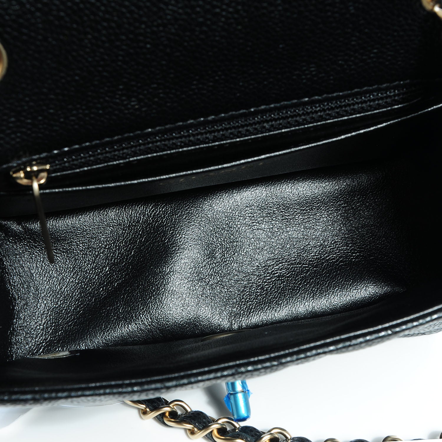Chanel Caviar Quilted Mini Square Flap Bag Black 6 of 8
