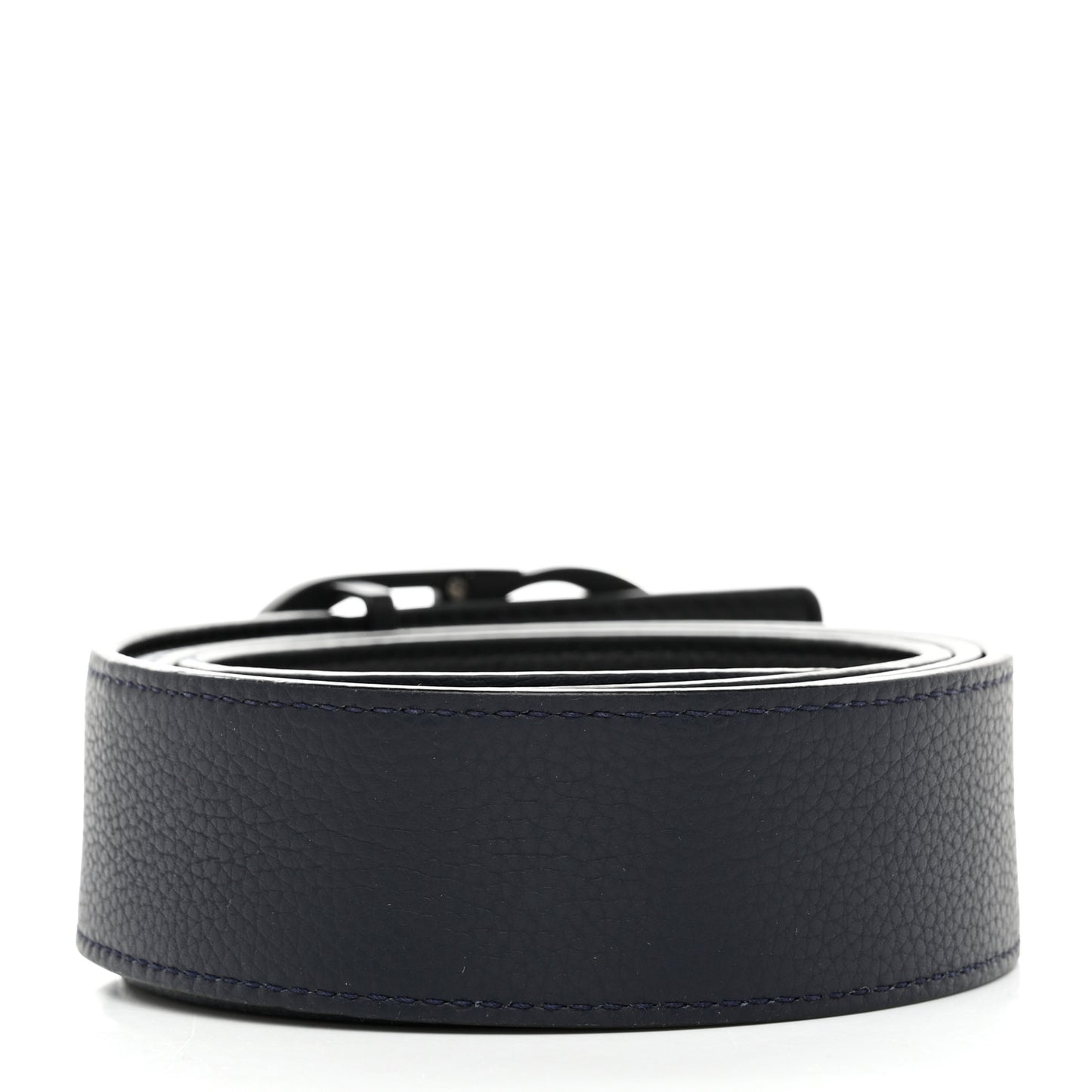 Ultra Matte Calfskin 35mm Montaigne Belt 110 44 Blue Black