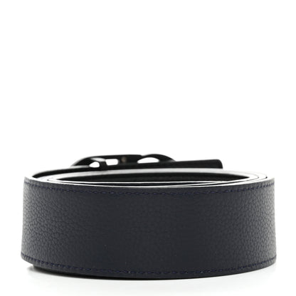 Christian Dior Ultra Matte Calfskin 35mm Montaigne Belt 110 44 Blue Black 3 of 8