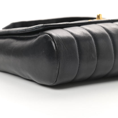 Chanel Lambskin Quilted CC Flap Shoulder Bag Black 10 of 18