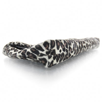 Nancy Gonzalez Leopard Print Pony Hair Crocodile Clutch - SIGNED 3 of 7