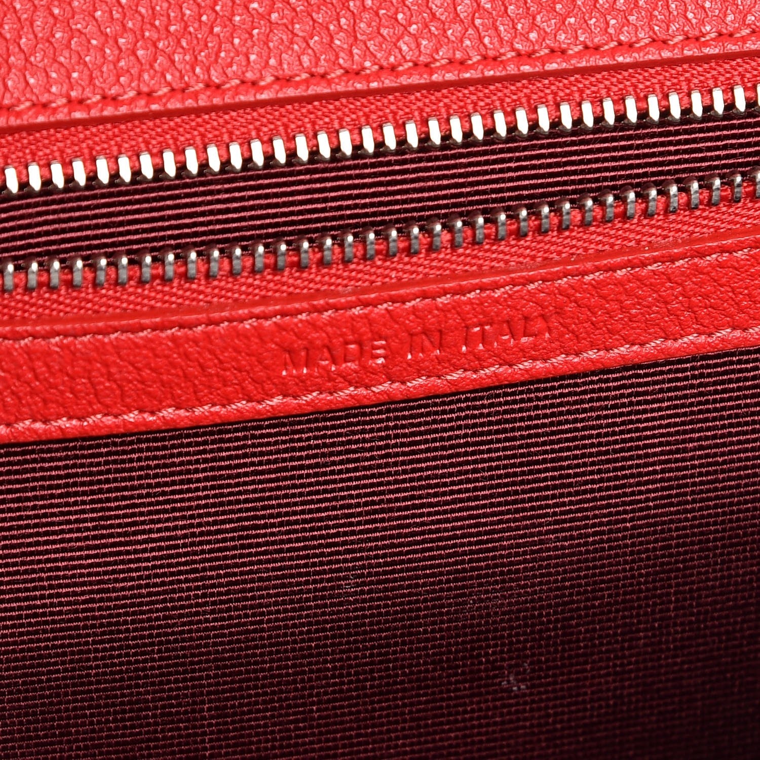 Christian Dior Grained Calfskin Medium Diorama Flap Bag Red 7 of 8