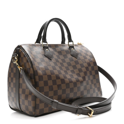 Louis Vuitton Damier Ebene Speedy Bandouliere 30 3 of 11