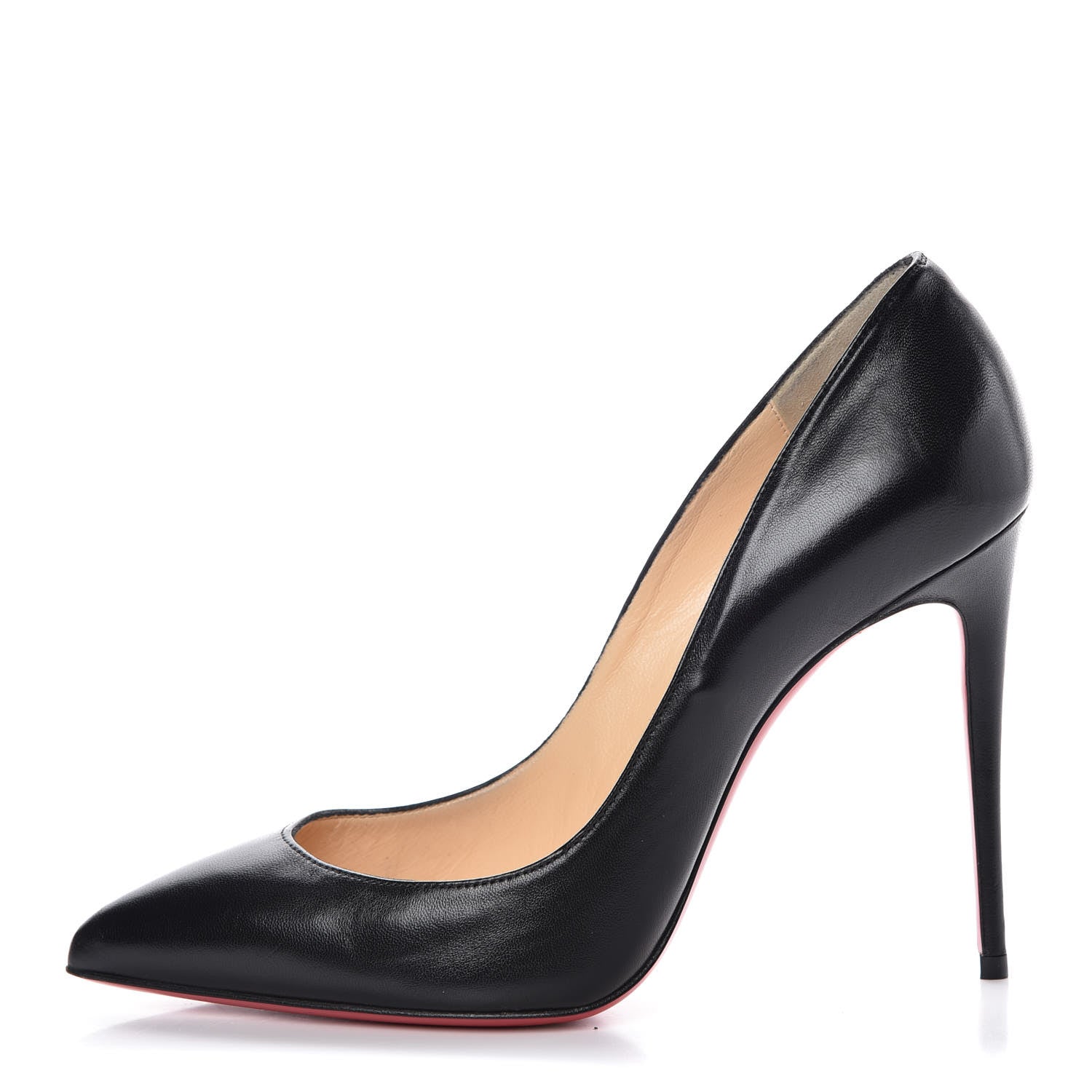 Christian Louboutin Shiny Nappa Pigalle Follies 100 Pumps 38 Black 1 of 16
