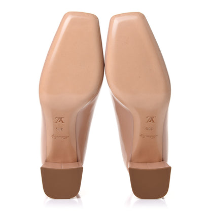 Louis Vuitton Patent Calfskin Madeleine Pumps 38.5 Blush 6 of 11