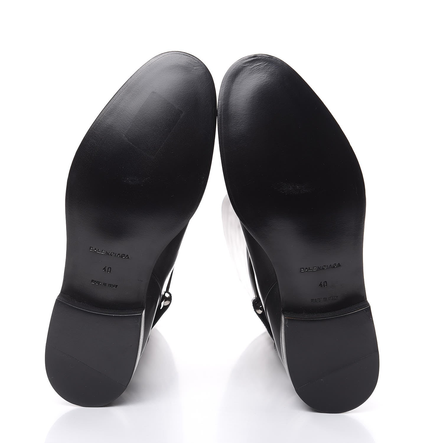 Balenciaga Calfskin Knee High Boots 40 Black 5 of 12
