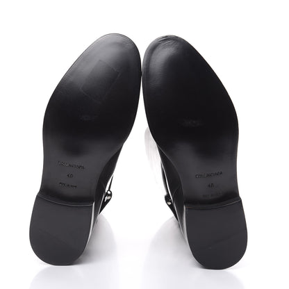 Balenciaga Calfskin Knee High Boots 40 Black 5 of 12