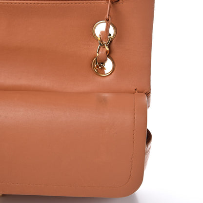 Chanel Lambskin Quilted Medium Double Flap Camel 13 of 13