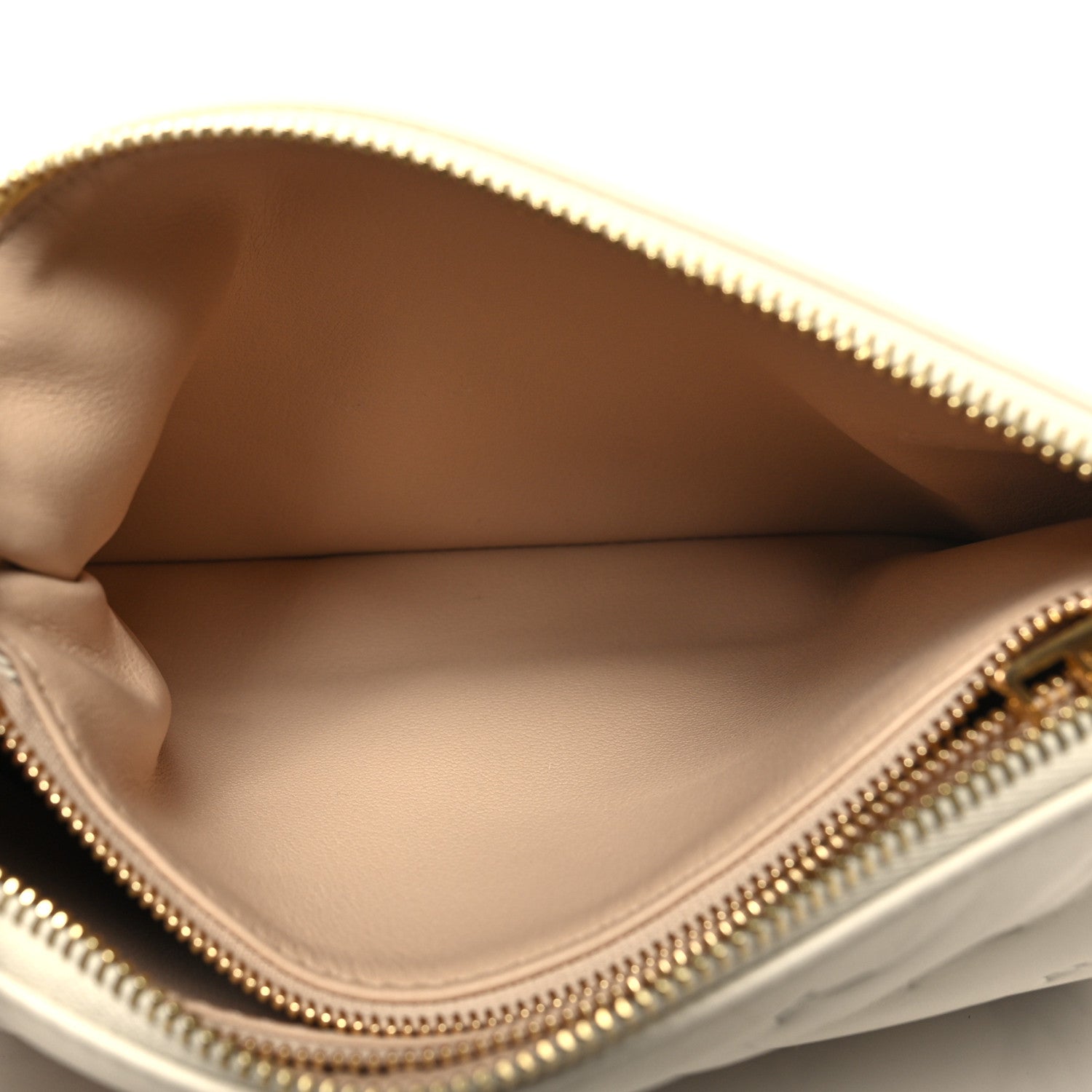 Louis Vuitton Lambskin Embossed Monogram Tricolor By The Pool Coussin BB Beige 5 of 11