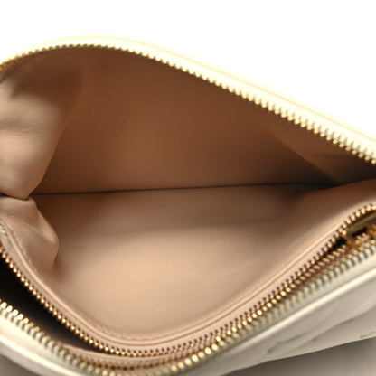 Louis Vuitton Lambskin Embossed Monogram Tricolor By The Pool Coussin BB Beige 5 of 11
