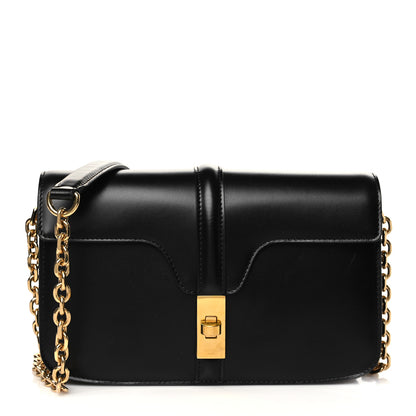 Celine Satinated Calfskin 16 Chain Bag Black 1 of 9