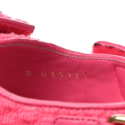 Chanel Knit Fabric Velcro Dad Sandals 40 Pink 11 of 11