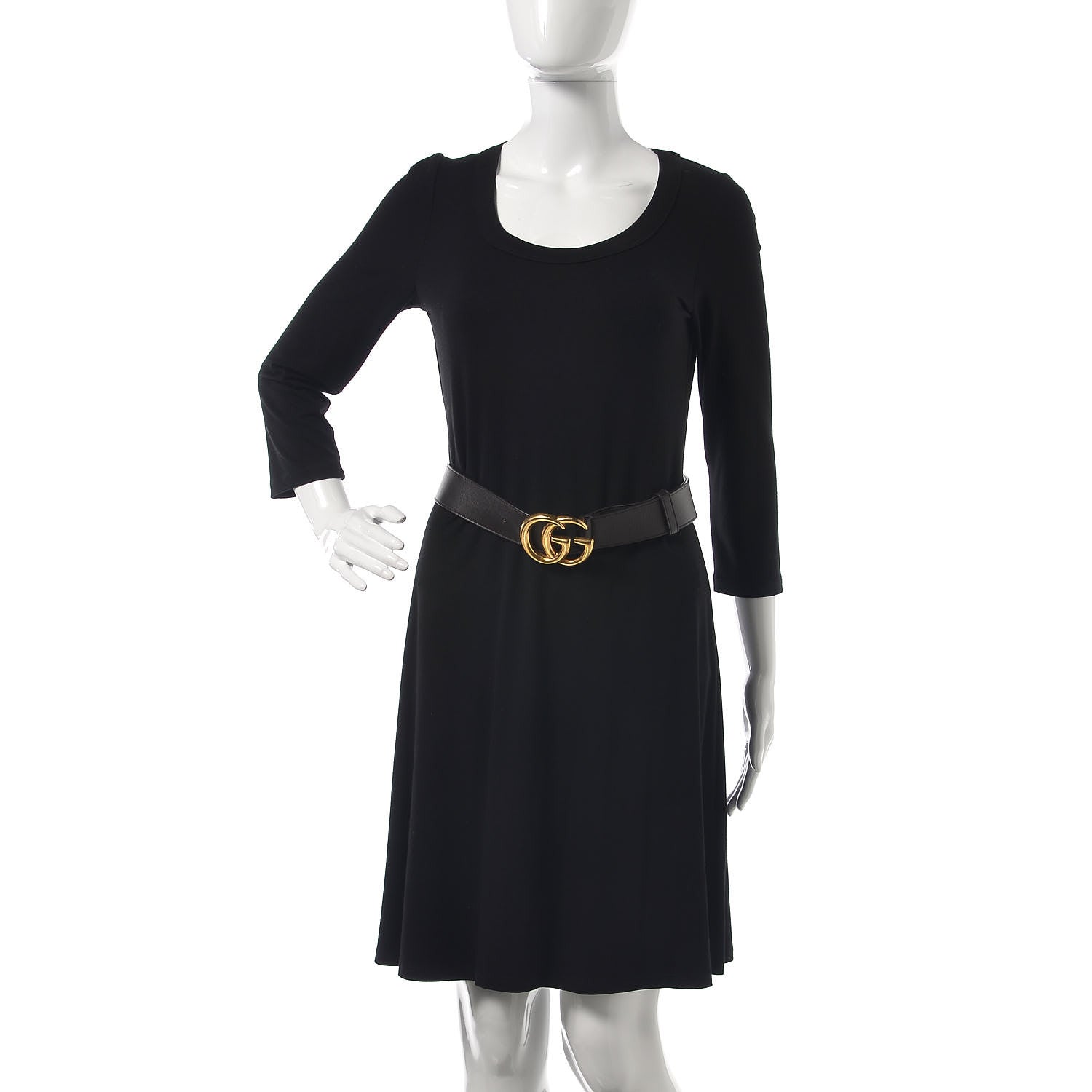 Gucci Moon Calfskin Double G 40mm Belt 90 36 Dark Cocoa 2 of 7