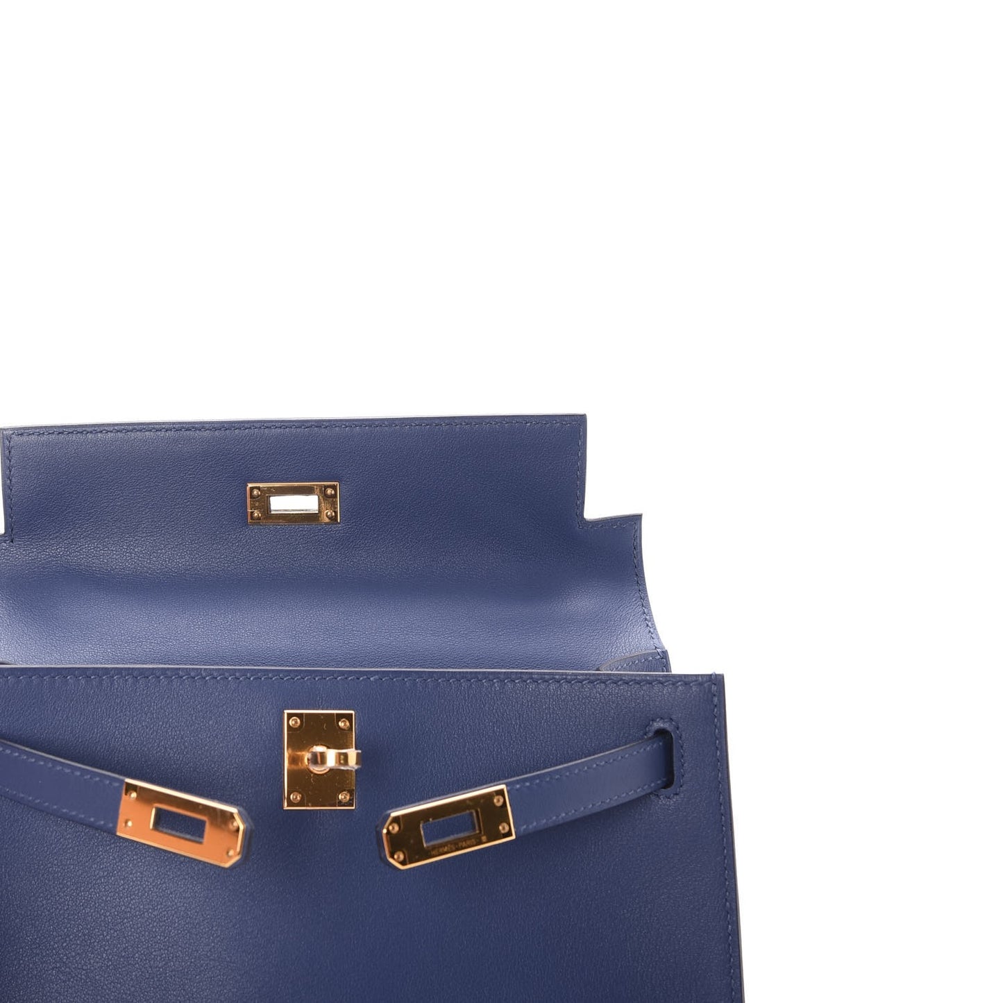 Swift Kelly Pochette Clutch Bleu Brighton